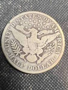 1910 US BARBER HALF DOLLAR