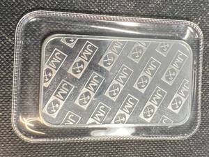 1 TROY OZ .999 FINE SILVER JOHNSON MATTHEY BAR