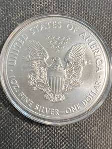 2021 TYPE 1 AMERICAN SILVER EAGLE 1 TROY OZ .999 FINE SILVER IN AIRTITE