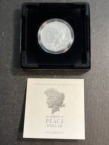 2023 US PEACE SILVER DOLLAR ORIGINAL PACKAGING