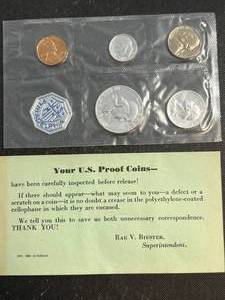 1960 US PROOF SET IN ORIGINAL ENVELOPE