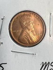1934 US WHEAT CENT