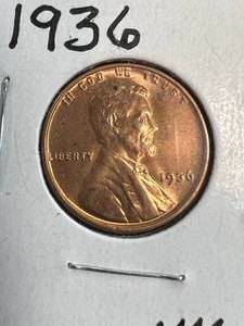 1936 US WHEAT CENT