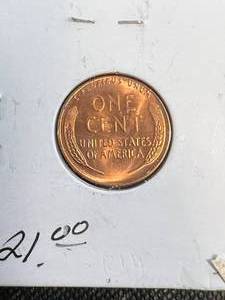 1956 US WHEAT CENT