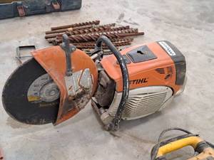 lot 4 image: Stihl Gas Cement Saw TS700