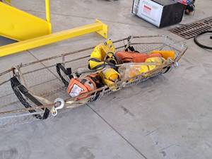lot 72 image: Lot of (6) Misc. SafetyRecue Equipment - Air Tanks, Basket