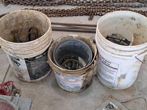 lot 89 image: Lot of (3 Buckets) Misc. Hardware