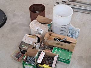 lot 148 image: Lot of  Misc. Bolts, Screws, Nails