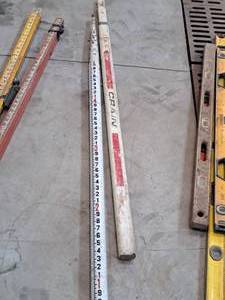 lot 223 image: Lot of (2) Surveyor Sticks