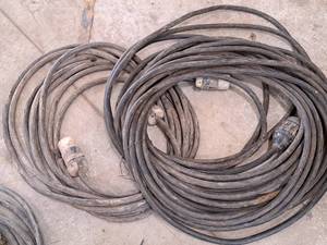 lot 249 image: Lot of (2) Heavy Duty Power Cords