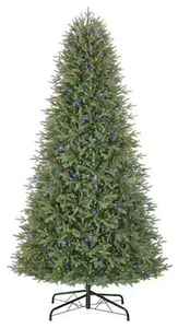 lot 5 image: 9 ft. Pre-Lit LED Jackson Noble Fir Artificial Christmas Tree