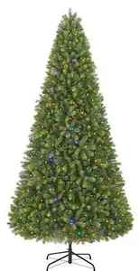 lot 6 image: Home Accents Holiday 9 ft. Pre-Lit LED Barbour Spruce Artificial Christmas Tree