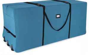 lot 70 image: Blue Christmas Tree Extra-Large Tree Rolling Storage Bag 9 ft.
