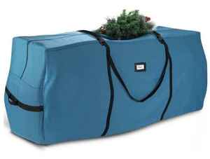 lot 105 image: Blue Christmas Extra Large Tree Storage Bag 9 ft.