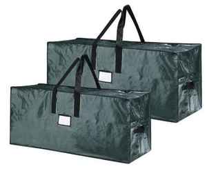 lot 112 image: Elf Stor Christmas Tree Storage Bags for Trees Up to 9 ft. Tall (2-Pack)