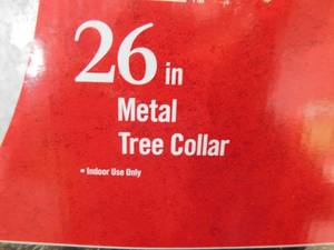 lot 116 image: (6) Home Accents Holiday 26 Metal Tree CollarNEW IN PACKAGE