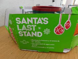 lot 58 image: Metal Hi-water Capacity Tree Stand For 6 Ft. To 11 Ft. Trees