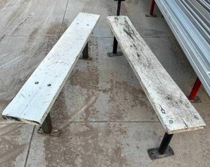 Pair of Wood Benches