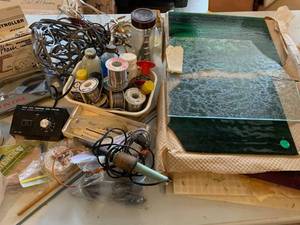 lot 168 image: Stained Glass Craftsperson Supplies