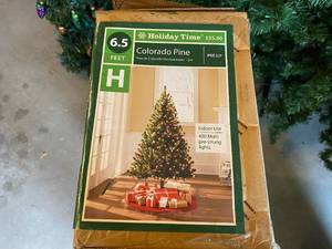 lot 157 image: 5 Christmas Trees
