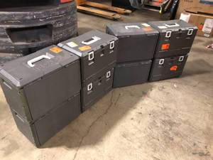 Lot of 8-  RYOBI Gas Chainsaw with Heavy-Duty Case  Customer Returns See Pictures