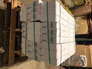 27 Boxes of  Florida Tile Home Collection Outer Banks Blue 8 in. x 36 in. Matte Porcelain Floor and Wall Tile (27 cases  367.2 sq. ft.  Pallet)   Customer Returns See Pictures