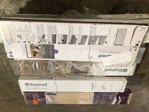 Pallet of Mixed Assorted Flooring Various Models and Conditions  Customer Returns See Pictures