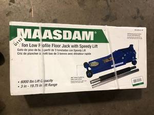 Maasdam 3-Ton Low Profile Car Jack   Customer Returns See Pictures