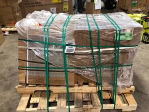 lot 4 image: 31 Boxes of MSI Astorino Platinum 24 in. x 24 in. Matte Porcelain Stone Look Floor and Wall Tile (16 sq. ft.Case   Customer Returns See Pictures