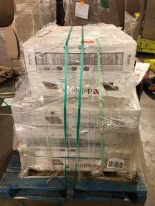 lot 24 image: 38 Boxes of Daltile Baker Wood 6 in. x 24 in. Walnut Glazed Porcelain Floor and Wall Tile (14.55 sq. ft.Case)  Customer Returns See Pictures