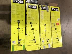 lot 25 image: Lot of Ryobi String Trimmers Customer Returns See Pictures