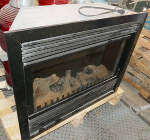lot 3 image: Pyromaster Model HEF33 Electric heat fireplace