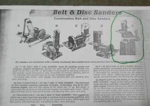 lot 15 image: Combo Belt and Disc Sander - works