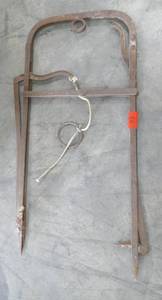 lot 93 image: Vintage hay bale spear