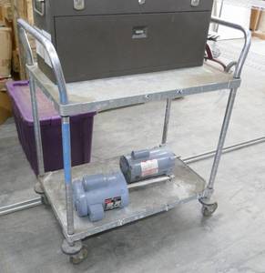lot 111 image: utility cart 30x18 x 30 tall