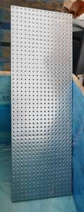 lot 134 image: Two pieces diamond plate Pegboard panel for your garage 28x16