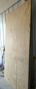 lot 141 image: Two sheets of 12 (1532) plywood 4x8