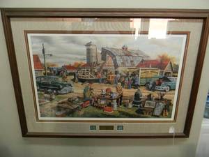 GREAT SIGNED & NUMBERED Ken Zylla PROFESSIONALLY FRAMED ART - FANTASTIC PIECE - APPROX 40 By 29 - PLEASE SEE ALL PICTURES - PLEASE BRING YOUR OWN PACKING AND HELP IF NEEDED