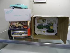 COLLECTION OF DIE CAST PIECES - DANBURY MINT & MORE - SOME RARE VALUABLE PIECES - PLEASE SEE ALL PICTURES - PLEASE BRING YOUR OWN PACKING AND HELP IF NEEDED