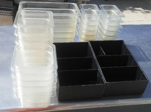 Polycarbonate food serving containers - Variety Pack