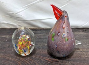 lot 93 image: Two Glass Paperweights