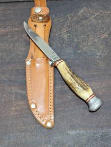 lot 129 image: Small Buck Knife By Solinger