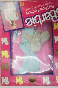 1986 Barbie pet show fashions