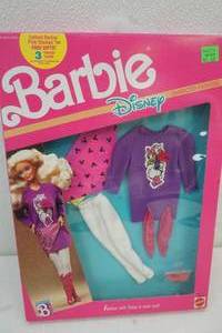 1989 Barbie Disney Character Fashion