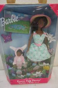 1999 Easter Egg party Barbie , Kelly gift set