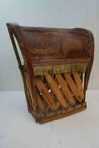 Native American Leather Chair