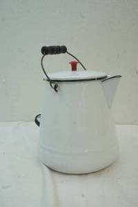 Vintage Enamel Coffee Pot