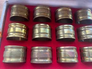 lot 72 image: Box of Napkin Rings