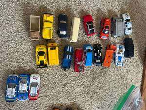 lot 79 image: Bucket of Toy Cars and Trucks