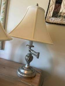 lot 117 image: Pair of table lamps, approximately 22 tall